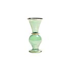 Kim Seybert Glass Trumpet Bud Vase Green