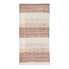Kim Seybert Napkin Broad Stripe Brown & White