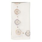 Kim Seybert Napkin Carnation Natural & Grey