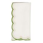 Kim Seybert Napkin Lune Green & Gold
