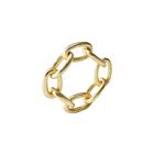 Kim Seybert Napkin Ring Chain Link Gold