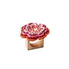 Kim Seybert Napkin Ring Pareo Pink & Orange