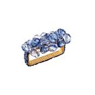 Kim Seybert Napkin Ring Pop Rocks Navy & Blue