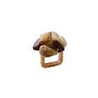 Kim Seybert Napkin Ring Sea Stone Beige