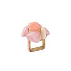 Kim Seybert Napkin Ring Sea Stone Blush