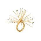 Kim Seybert Napkin Ring Spider Bead Burst Champagne