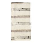 Kim Seybert Napkin Stria Ivory & Black