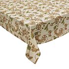 Kim Seybert Paisley Vine Beige & Multi Tablecloth 54x126"