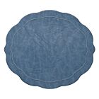Kim Seybert Placemat Tailored Blue