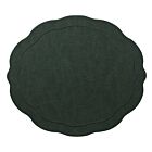 Kim Seybert Placemat Tailored Hunter Green