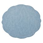 Kim Seybert Placemat Tailored Periwinkle