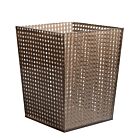 Kim Seybert Reed Brown Wastebasket