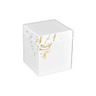 Lacquer Artful Gold Leaf Q-Tip Box