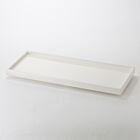 Lacquer White Long Vanity Tray