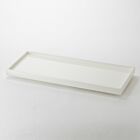Lacquer White Vanity Tray Long
