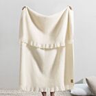 Lands Downunder Brushed Alpaca Cream Throw