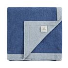 Lanerossi Merino Wool Afrodite Blue King Blanket 94x118"