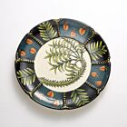Ardmore Ceramic Plate Leaf with Orange Fruit