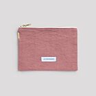 Les Pensionnaires Rosewood Cotton Canvas Pouch Small