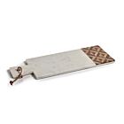 Marble Chevron Wood Cheese Board