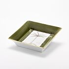 Marie Daage Square Dish Colonies Cartouche