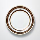 Marie Daage Rafia Stripes Dinner Plate