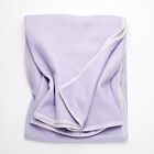 Biella Whipstitch Lavender & Bianco Cashmere Throw 