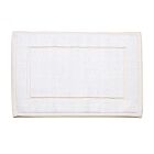 Mastro Raphael Bath Rug Unito White 27x55"