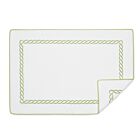 Matouk Bath Mat Classic Chain Spring Green 24x36"