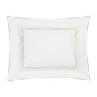 Matouk Classic Chain Ivory King Sham - 21x36"/3"Flange