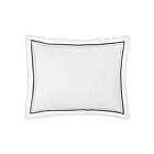 Matouk Essex Charcoal Boudoir Sham - 12x16"/1"Flange