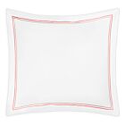Matouk Essex Pink Euro Sham - 27x27"/2"Flange