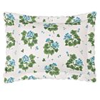 Matouk Geranium Blue King Sham - 21x36"/2.5"Flange