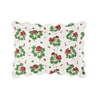 Matouk Geranium Scarlet Quilted Boudoir Sham