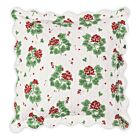 Matouk Geranium Scarlet Quilted Euro Sham