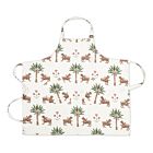 Matouk Linen Apron Tiger Palm