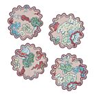 Matouk Magic Mountain Paradise Cocktail Napkin Set/4