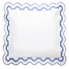 Matouk Mirasol Azure Euro Sham - 27x27", 3" Flange