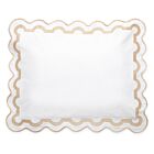 Matouk Mirasol Champagne King Sham - 21x36", 3" Flange