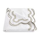 Matouk Mirasol Silver Queen/Full Duvet Cover - 94x112"