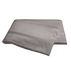 Matouk Nocturne Platinum Queen/Full Flat Sheet - 96x112"