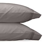 Matouk Nocturne Platinum Standard Pillowcase/Pair - 21x33"