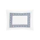 Matouk Ophelia Indigo Boudoir Sham - 12x16"/2"Flange