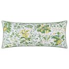 Matouk Pomegranate Citrus & Gabriel Grass Reversible Lumbar Pillow 16x36"