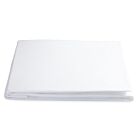 Matouk Sierra White Twin Fitted Sheet - 17" Pocket