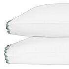 Matouk Stella Green Standard Pillowcase/Pair - 21x32"