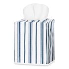 Matouk Tissue Box Cover Calypso Prussian Blue
