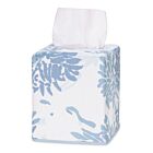 Matouk Tissue Box Cover Chrysanthemum Blue