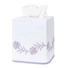 Matouk Tissue Box Cover Daphne Lilac
