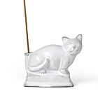Astier de Villatte Incense Holder Minou Cat